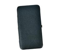 TOGEVAL Portable Matte Litchi Eyelash Extension Tweezers Storage Box Makeup Tool Organizer for Women Grooming Anti-Fall Compact Case with Comfortable Touch for False Eyelash Extensions