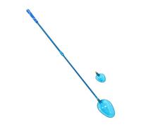 TOGEVAL Portable Mini Fishing Pole with Telescopic Aluminum Alloy Rod and Silicone Bait Scoop Lightweight Bait Casting Spoon for Beginners and Accurate Outdoor Fishing Tool in
