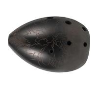 TOGEVAL Portable Pear Shaped Xun Beginner Friendly Wind Instrument Vintage Pottery Music Tool for Family Gatherings and Holiday Fun