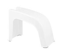 TOGEVAL Portable Pedicure Foot Stool with Non Slip Shower Foot Rest for Home and Salon Use Comfortable Footrest for Elderly Pregnant Women and Disabled Beige Small Pedal for Nail Art and