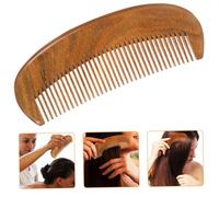TOGEVAL Portable Retro Verawood Carved Hair Comb for Scalp Massage Natural Wide Tooth Comb for Durable Hair Scalp Tool
