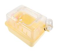 TOGEVAL Portable Small Animal Hamster Carrier Cage Box Lightweight Sturdy Plastic Travel Case for Hamsters Gerbils Guinea Pigs and Small Pets Outdoor Use