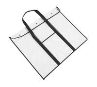 TOGEVAL Poster Storage Bag for Art and Documents Large Capacity Drawing Board Holder Snap Button Design for Students and Teachers Lightweight PVC Material Black