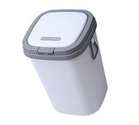 TOGEVAL Press The Trash Can for Bathroom and Kitchen Plastic Material Lid for Home and Office Restroom Use