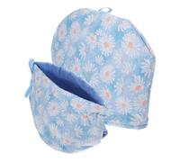TOGEVAL Printed Cotton Tea Cozy with Heat-resistant Insulation and Dustproof Design Washable Teapot Cover for Standard Teapots Safe Hand Protection and Elegant Kitchen Accessory