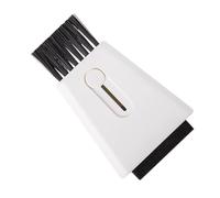 TOGEVAL Professional Double-head Window Groove Brush Multifunctional Keyboard and Window Track Cleaning Tool for Door Rails Corners and Narrow Gaps Easy to Use White