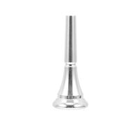 TOGEVAL Professional French Horn Mouthpiece Smooth Surface for Easy Play Maintenance Silver Plated Trumpet Accessory