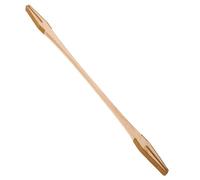 TOGEVAL Professional Piano Tuning Fork Mute Kit Double Stop Tool Stainless Steel Rubber Piano Tuning Aid for Accurate Instrument Beige Wood Tone