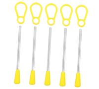TOGEVAL Professional Triangle Iron Mallet with Plastic and Iron Material, Mechanically Stable Hammer Heads, Not Easy to Crack, for Beginners and Percussion Instrument Accessories