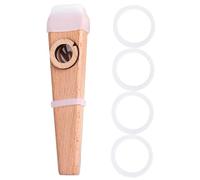TOGEVAL Professional Wooden Kazoo for Beginner Music Lovers Lightweight Musical Instrument Accessory for Guitar Ukulele and Band Accompaniment Smooth Tone Craftsmanship Easy to Carry and