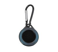 TOGEVAL Protective Case Wear-resistant Cover with Hook for Tracker Keychain, Portable Accessory for Anti-lost Use, Black-to-blue Color Change Design