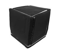 TOGEVAL Pump Cover Soundproof Box, Black Sponge Deadening for Booster Water Pumps, 11" X 9.8" Noise Reduction Cover with Vibration Isolation for Generator Enclosure