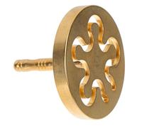 TOGEVAL Pure Copper Incense DIY Mould 6.0 Plum Blossom Shaping Tool Incense Burner Accessory for Traditional Tea Room Decor and