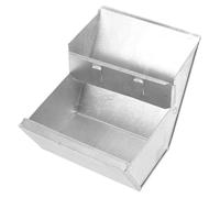 TOGEVAL Rabbit Feed Box Small Animal Feeder for Cage Storage Holder Easy Assembly for Farm Home Use