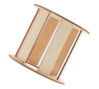 TOGEVAL Rabbit Hay Feeder Wooden Stand Chinchilla Food Holder Comfortable Feeding Area Small PET Hay Rack Efficient Waste Management Cage Attachment