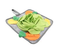 TOGEVAL Rabbit Snuffle Mat Sniffing Pad for Bunny Training in Slow Feeding Pet Supplies Polar Fleece Material for Foraging Mat Scenario