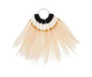 TOGEVAL Real Hair Dye Palette Human Hair Sample Pack for Dyeing Testing Straight Samples for Salon Practice