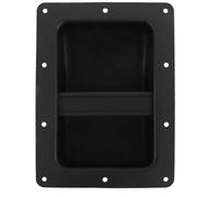 TOGEVAL Recessed Metal Speaker Cabinet Handle 220x162mm Brushed Steel Replacement Grip for Stage Audio Equipment Side Mount Grasp Holder Accessory