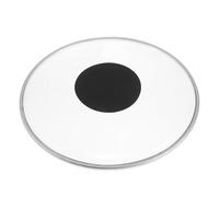 TOGEVAL Replacement Drum Head Skin Drum Cover Reinforcement Dot and Overtone Ring for Snare Bass Practice