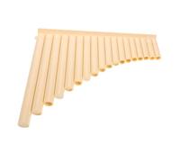 TOGEVAL Resin Musical Instrument Traditional Pipes Panpipes for Boys and Girls Education Multifunctional Pan Flute Carrying Bag Easy to Play