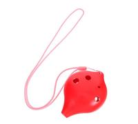 TOGEVAL Resin Ocarina: 6 Holes Alto C Flute Occarina Chinese Traditional Wind Musical Instrument With Neck Strap For Kids Children Beginners