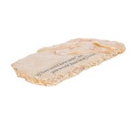 TOGEVAL Resin Puppy Memorial Headstone for Dogs Pet Tribute Stone with Engraving Garden Ornament for Outdoor Sympathy and Loss Remembrance