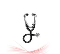 TOGEVAL Retro Nurses Stethoscope Brooch Pin Alloy Badge Medical Shirt Accessory Lightweight Small Doctors Midwives Students