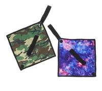 TOGEVAL Reusable Washable Female Urination Cloth 2pcs Set Soft Absorbent Pee Rag for Women Camping Hiking Outdoor Toilet Accessory