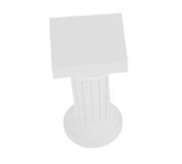 TOGEVAL Roman Pillar Statue Mini Decorative Column for Home Decor and Photography Props Smooth Safe Surface Sand Table Accessory for Office and Party Decorations