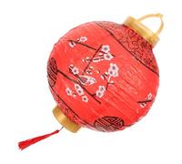 TOGEVAL Round Paper Lantern Hanging Decoration for Chinese Year Festival Lightweight Pendant Lanterns for Indoor Outdoor Party Embellishment Chinese Style Festive Home Decor