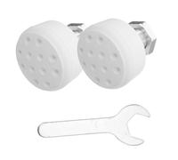 TOGEVAL Rubber Roller Skate Stoppers with Wrench Replacement Toe Stops for Quad Skates Impact-reducing Brake Pads for Enhanced Control and Reduced Vibration Easy to Install Accessories for