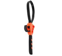 TOGEVAL Rubber Strap Wrench Bottle Opener Lightweight Tool with Plastic and Rubber Materials, Easy Carrying Design for Indoor and Bar Use, Practical and Adjustable Wrench