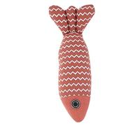 TOGEVAL Safe Catnip Stuffed Fish Toy Interactive Pillow for Indoor Cats Engaging Cat Teasing Toy for Kittens to Chew Scratch and Play Pet-friendly Design