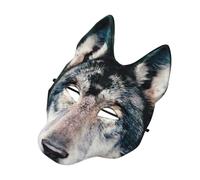 TOGEVAL Scary Werewolf Mask for Halloween Cosplay Realistic Wolf Headpiece with Adjustable Strap Breathable Material Intricate Design for Costume Parties and Masquerade