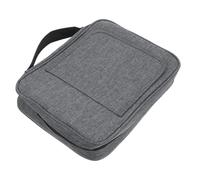 TOGEVAL Scratch-Resistant Bible Cover with Built Stand and Portable Handle Polyester Protective Book Case for Scriptures Travel Pouch and Organizer with Pen Storage for Church Home Study