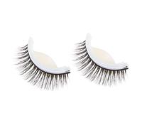 TOGEVAL Self Adhesive False Eyelashes Kiss Fake Eyelashes Individual Pre Glued Clusters Strips Glue Color Tool Extensions