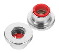 TOGEVAL Self Locking Barbell Nut Durable Cast Iron Dumbbell Bar Collar for Secure Weightlifting Fit for Barbell and Dumbbell Bars Slip Fitness Accessory