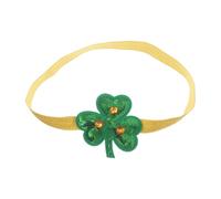 TOGEVAL Shamrock Leaves Hairband St Patrick's Day Hat Women's Irish Headband for Outfit