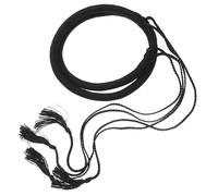 TOGEVAL Shemagh Accessory Tassel Headband Arab Black Wool and Braided Men's, Stylish and Versatile Headscarf Hairband Enhancing Overall Styling Hair Daily Life Parties