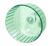 TOGEVAL Silent Small Hamster Wheel Retro Green for Hedgehogs Chinchillas Mice Pets Exercise Stable Non-noise Running Wheel for Mental Health and Muscle Building