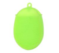 TOGEVAL Silicone Body Brush Exfoliating Massage Scrubber for Bath and Shower Soft Green for Men and Women Gentle Exfoliation for Clean Skin