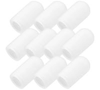 TOGEVAL Silicone Drumstick Caps for Practice - 10Pcs Drum Mute Tips with Smooth Flexible Design, Lightweight Easy Transport - for Home and-The-Go Drumming