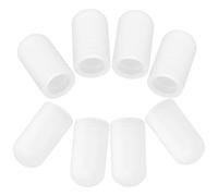 TOGEVAL Silicone Drumstick Tips 10Pcs Drum Mute Caps for Drumstick Heads Protects from Damage Improves Rhythm and Timing Practice Accessories