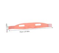 TOGEVAL Silicone Facial Slimming Strap V Face Chin Lifting Belt for Double Chin Reduction Skin-friendly Soft Material Comfortable Design for Reading Sleeping Tv Physical Face Shaping and