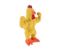 TOGEVAL Silicone Muscle Chicken Dog Chew for Small to Medium Breeds Interactive Squeaky Pet for Indoor Play Anxiety Relief and Hunting Instinct Stimulation
