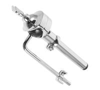 TOGEVAL Single-arm Short Tom Drum Mount Stand Metal Bracket for Percussion Instruments Performance Display Drum Accessory Compatible with Sets Random Style