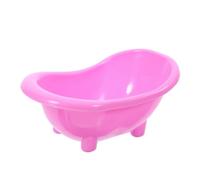 TOGEVAL Small Animal Bath Container Hamster Litter Box and Hideout for Dwarf Hamsters Pink Pet Bathhouse Versatile Bathing and Resting Space and Gerbils