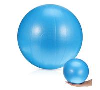 TOGEVAL Small Pilates Stability Ball for Core Balance Training Portable Lightweight Yoga Exercise Ball with Non-slip Texture Targeted Muscle Conditioning Fitness Equipment for Home Gym and