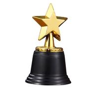 TOGEVAL Small Star Trophy Award Cup for Competitions and School Recognition Lightweight Plastic Trophy for Sports Events and Party Prizes Compact and Easy to Carry