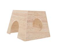 TOGEVAL Small Wooden Pet Hiding House for Rutin Chicken and Small Animals Durable Lightweight Incubation Nest Multi Use Breeding Shelter for Hamsters Chinchillas